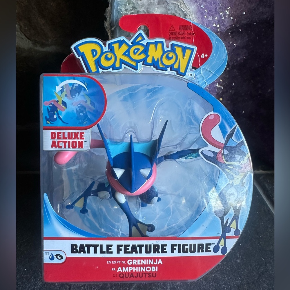 Pokemon Greninja Deluxe Action Figure - Battle figure NEW